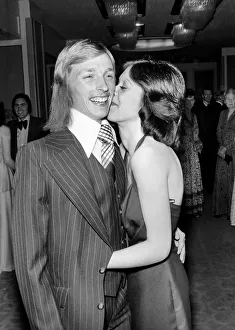 Suit Prints: West Ham footballer Alan Taylor with girlfriend as he celebrates his teams FA Cup victory