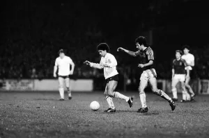 West Ham United v Tottenham Hotspur league match at Upton Park 1st January 1983