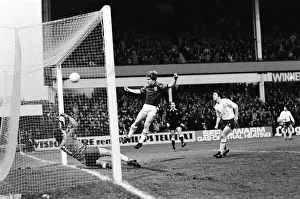 West Ham United v Tottenham Hotspur league match at Upton Park 1st January 1983