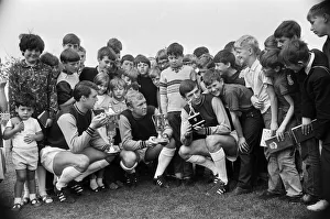00802 Prints: West Hams England World Cup winning trio Bobby Moore