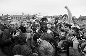 00777 Prints: West Indies cricketer Richards at Riston County Cricket club where spent the 1987 season