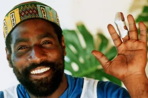 West Indies Prints: West Indies cricketer Viv Richards pictured at his home in Antigua