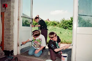 West Middlesbrough Scouts at work doing up the old Marchesi Charity Centre