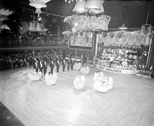 The West Midlands formation team appearing in Come Dancing for BBC Television