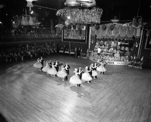 Formation Prints: The West Midlands formation team appearing in Come Dancing for BBC Television