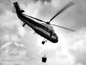 00375 Prints: A Westland Wessex helicopter, operated by Management Aviation