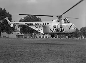 Flying Prints: Westland WS-55 Whirlwind Series 1 helicopter G-ANFH on charter from BEA to Anglia