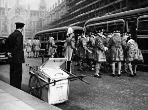 A Westminister City Council road sweeper who had a ringside view of the pageantry
