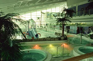 01395 Prints: Wet N Wild indoor water park situated in North Shields, Tyne and Wear, England