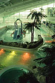 01395 Prints: Wet N Wild indoor water park situated in North Shields, Tyne and Wear, England