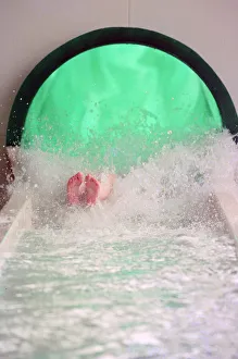 01395 Prints: Wet N Wild indoor water park situated in North Shields, Tyne and Wear, England