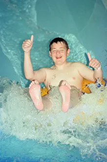 01395 Prints: Wet N Wild indoor water park situated in North Shields, Tyne and Wear, England