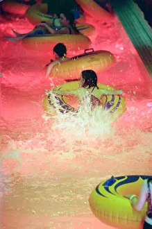01395 Prints: Wet N Wild indoor water park situated in North Shields, Tyne and Wear, England
