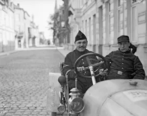 Motorcar Prints: At the wheel Jean Olieslagers, Belgiums idol and her finest aviator