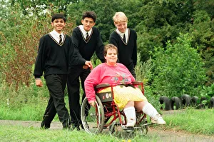 Wheelchair Pathway Project at Lickey Hills designed by pupils at Wheelers Lane Boys