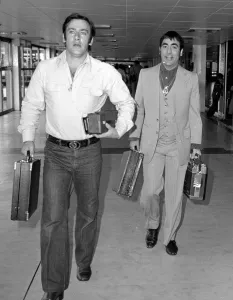 The Who drummer Keith Moon pictured at Heathrow Airport in London August 1978