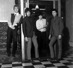 The Who including Roger Daltrey backstage at the Colston Hall