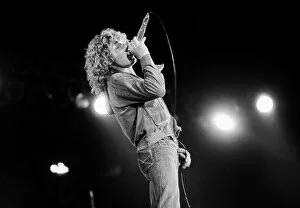 Images Dated 31st May 1976: The Who rock group in concert at The Valley, home ground of Charlton Athletic Football
