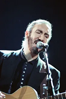 The Who rock group performing on stage in America during their reunion tour in
