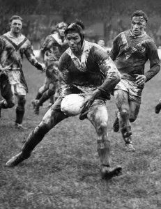 00067 Prints: Wigan and England rugby league player Harley Street in action during an international