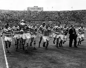 Rugby Prints: Wigan Rugby league team winning the Challange Cup Final 1959 Captain E Ashton