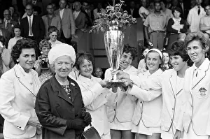 01240 Prints: The Wightman Cup held at All England Lawn Tennis and Croquet Club, Wimbledon