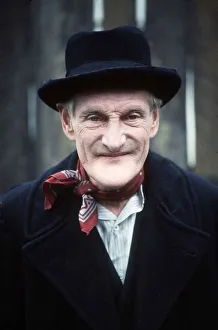Wilfred Brambell Actor in TV series Steptoe and son on location in North Kensington DBase