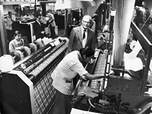 Weaving Prints: William Everard Managing Director of Cashs of Coventry seen here in the label