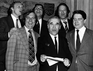 William Molloy MP May 1975 Some of the anti common market MPs at Westminster in