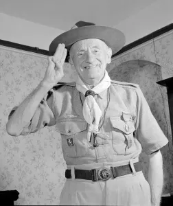William Phillips aged 85 seen here in 1959 then one of the United Kingdoms oldest Scouts