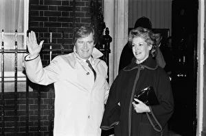 Reception Prints: William Roache and his wife Sarah arrive for reception at Number 10 Downing Street