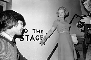 William Whitelaw and Margaret Thatcher meet young conservatives