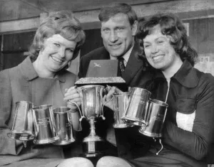 Willie John Mcbride, Ireland and British Lions back row with Barbara Montgomery