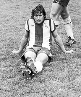 Willie Johnston of West Bromwich Albion waits for the penalty decider, August 1978