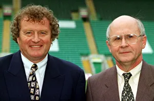 Ct Gash Prints: WIM JANSEN CELTIC FOOTBALL HEAD COACH July 1997 WITH CHAIRMAN FERGUS MCCANN