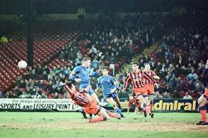 00516 Prints: Wimbledon 1-3 Everton, League match at Selhurst Park, Tuesday 26th January 1993