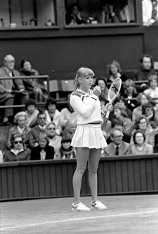 Wimbledon 1981: Singles: Good win for Sue Barker against Miss B. Bunge