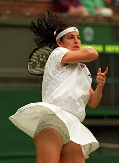 WIMBLEDON 1996, DAY 7 ARANTXA SANCHEZ VICARIO DURING HER FOURTH ROUND MATCH AGAINST
