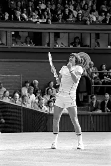 Wimbledon 8th Day: Frawley on Mayotte: Jimmy Connors in action today against Amritraj