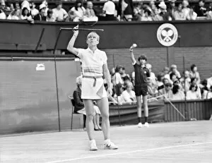 Images Dated 3rd July 1982: Wimbledon Tennis 1982: 12th Day: WomenIs Final: Navratilova vs. Lloyd