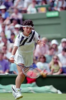 Wimbledon Tennis. A. Sanchez Vicario v. Fernandez. July 1991 91-4196-067