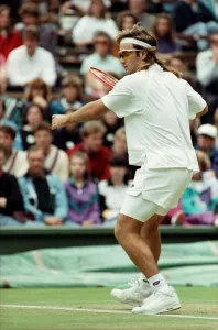 Wimbledon Tennis. Andre Agassi. July 1991 91-4178-041