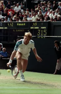 Wimbledon Tennis. Boris Becker. July 1991 91-4178-156