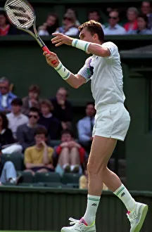 Wimbledon Tennis Championships. Ivan Lendl in action. June 1991 91-4117-135