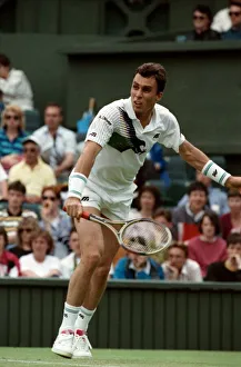 Wimbledon Tennis Championships. Andre Agassi June 1991 91-4117-099