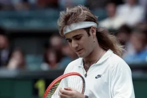 Wimbledon Tennis Championships. Andre Agassi June 1991 91-4117-110