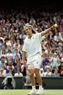 Wimbledon Tennis Championships. Andre Agassi. June 1991 91-4117-195