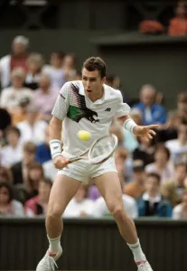 Wimbledon Tennis Championships. Ivan Lendl in action. June 1991 91-4117-124