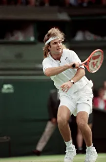 Wimbledon Tennis Championships. Andre Agassi June 1991 91-4117-102