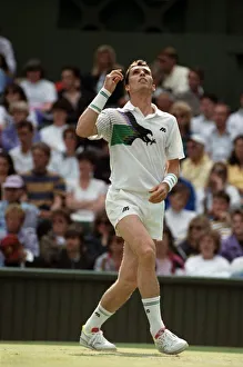 Wimbledon Tennis Championships. Ivan Lendl v. Kelly Evernden. June 1991 91-4117-202